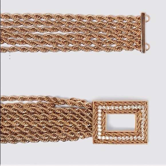 Zara Gold Chain Rope Belt - Picture 3 of 10